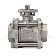 三片式高平臺(tái)螺紋球閥